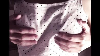 Noodle Nips Destroyed Gushing Clothed Japanese Amateur Masturbation Close Up