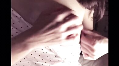 Noodle Nips Destroyed Gushing Clothed Japanese Amateur Masturbation Close Up