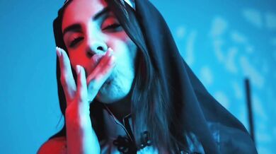 Sinful Nun With Creamy Pussy Fingered Until Cum Gushes Out