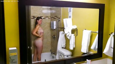 Lavender Joy Destroyed Herself In The Shower Mirror Masturbating For You