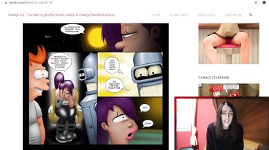Futurama Destroyed Leela Gushing Choked Threesome Robot Nerd Hentai Monster Italian