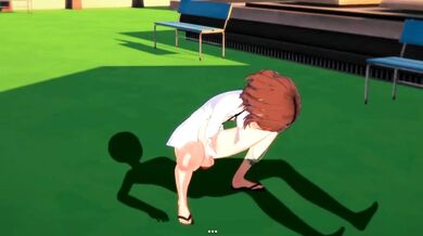 Katawa Shoujo Rin Tezuka Petite Amputee Girl First Time Footjob Destroyed Gushing Choked