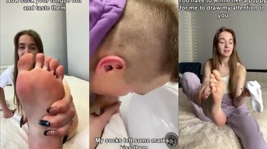 Foot Domination Destroyed Sniffing Licking Trampling Boots Shoes Socks Worship Facesitting Head Scissors
