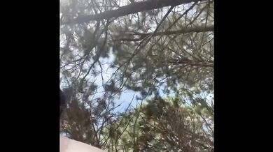 Public Exhibitionist Masturbation Destroyed Gushing Caught Naked In The Woods