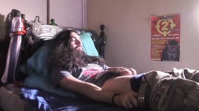 Latin Punk Handjob Eats Big Cock Cumshot 2 Angle 2