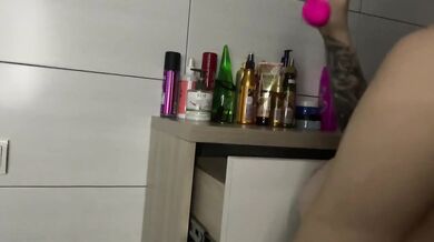 Horny Blonde Big Tits Girl Masturbating With Toys Destroyed Gushing Choked
