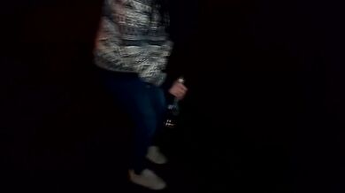 Sexy tired girl go back from party and wetting her jeans Destroyed Gushing Choked
