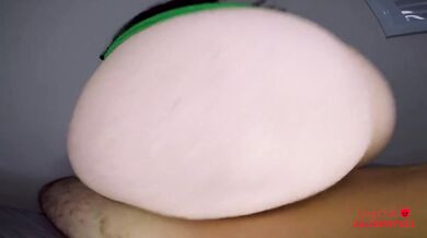Verified Amateur Babe Bouncing Her Huge Ass in Reverse Cowgirl PoV Sitting Hard Choking Cum on Ass