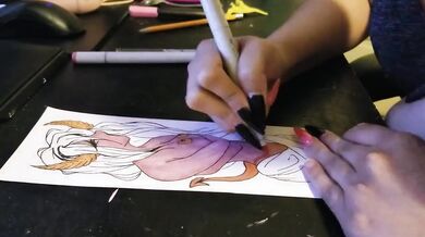 Drawn Hentai Monster Girl Destroyed by Plaguedoctress Gushing Choked