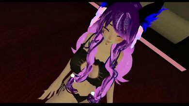 Verified Amateur Catgirl Virtual Cosplay Masturbate Solo Female Orgasm HD Cartoon Exclusive Role Play