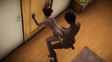 Tenten Destroyed In Gun Store Creampie Handjob 3D Animation