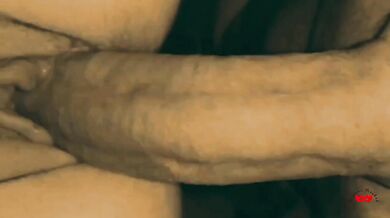 Wet pussy fucked doggystyle cumshot close up intense view