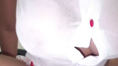 Hairy MILF Nurse Destroyed Blowjob Cumshot