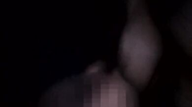Asian GF Sucking Cock in The Dark Night