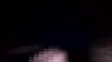 Asian GF Sucking Cock in The Dark Night