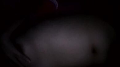 Asian GF Sucking Cock in The Dark Night