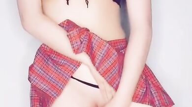 Colombian University Student Amateur Masturbates With Kink Butt Play