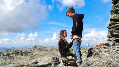 Swedish Hippie Dreads Destroyed Public Nature Sex Outdoor Norway HD