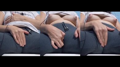 Argentinian Woman Comes Back Hot From Working Out and Masturbates with Pants Tucked In