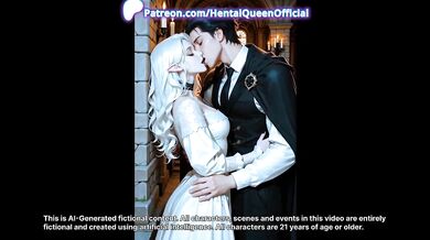 Gothic Elf Halloween Castle Hardcore Blowjob Oiled Big Tits Creampie AI Fantasy