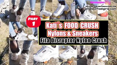 Fila Destrudor Shoeplay Nylon Feet Crush Trample Sneaker Girl Part 2