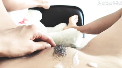 Hairy Wet Pussy Destroyed Gushing Choked Step Mom Amateur Milf Female POV Closeup