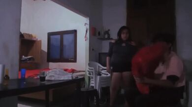 Laughing Pillow Fight Destroyed By Old Friend From Argentina Gushing Choked