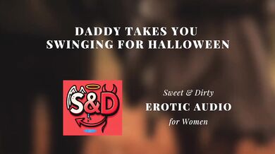 Daddy Takes You Swinging For Halloween With Gushing Blowjob And Rough Cum Swallowing
