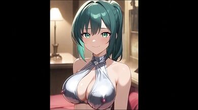Green Go Go Girl Destroyed In Double Penetration Bukkake Cumshots