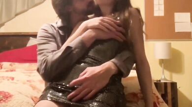 Romantic Couple In Love Destroyed By Big Dick Tight Pussy Riding Him Hard Gorgeous Striptease Black Dress Young Bombshell Hairy Pussy Perfect Ass Tight Body Intimate Foreplay Verified Couples Amateur Brunette