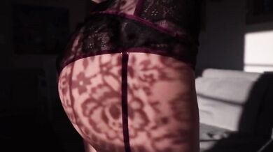 French MILF Mom Mom Strips and Teases in Light and Shade