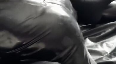 Latex Couple Destroyed Gushing Choked Rubber Ass Sex