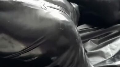 Latex Couple Destroyed Gushing Choked Rubber Ass Sex