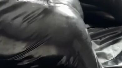 Latex Couple Destroyed Gushing Choked Rubber Ass Sex