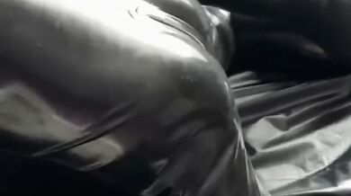 Latex Couple Destroyed Gushing Choked Rubber Ass Sex