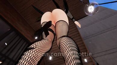 Outdoor Patio Catgirl Stomps Dick Fishnets Face Sitting POV Lap Dance