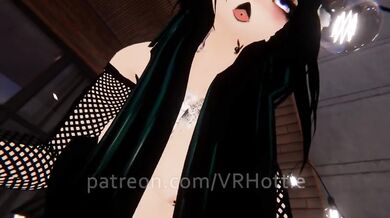 Outdoor Patio Catgirl Stomps Dick Fishnets Face Sitting POV Lap Dance