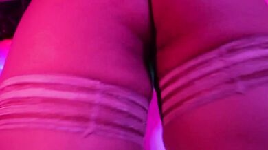 Ebony amateur solo female teases tight asshole with glass dildo doggy style wet pussy enjoy sex creampie