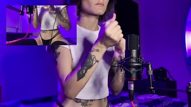 Brunette Solo ASMR Masturbation Destroyed Pussy Ass Choked