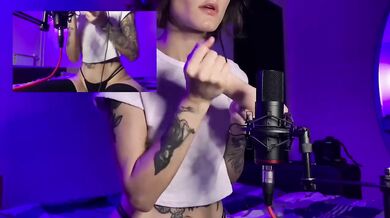 Brunette Solo ASMR Masturbation Destroyed Pussy Ass Choked