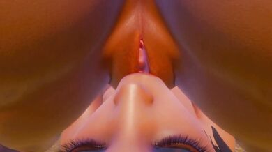 Girlfriend eats after class point of view POV porn