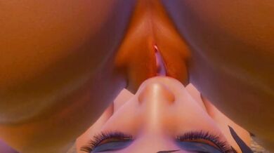 Girlfriend eats after class point of view POV porn