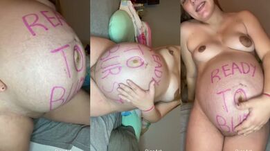 Swollen Pregnant Pawg Belly Rubs Phat Ass Milf Pov Massage
