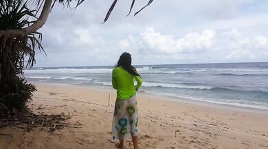 Amateur Wife Destroyed Pissing On Stormy Beach Public Outside Long Legs Wet Pussy Close Up