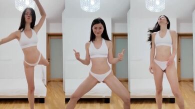 HIIT Cardio Destroyed Athletic Babe Brunette