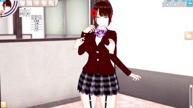Koikatsu Reika Big Tits Schoolgirl Boobs Massage And Sex Anime 3DCG