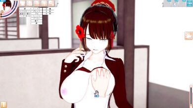 Koikatsu Reika Big Tits Schoolgirl Boobs Massage And Sex Anime 3DCG