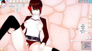 Koikatsu Reika Big Tits Schoolgirl Boobs Massage And Sex Anime 3DCG