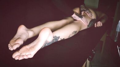 Russian Amateur Brunette Step Fantasy Oil Massage With Guy Fingering Pussy And Shaking Orgasm