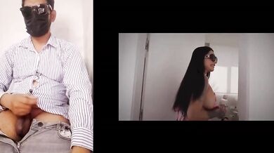 Yasmina Khan Reacts to Sneaking Into Room and Playing with Three Cocks for Rough Hardcore Double Penetration